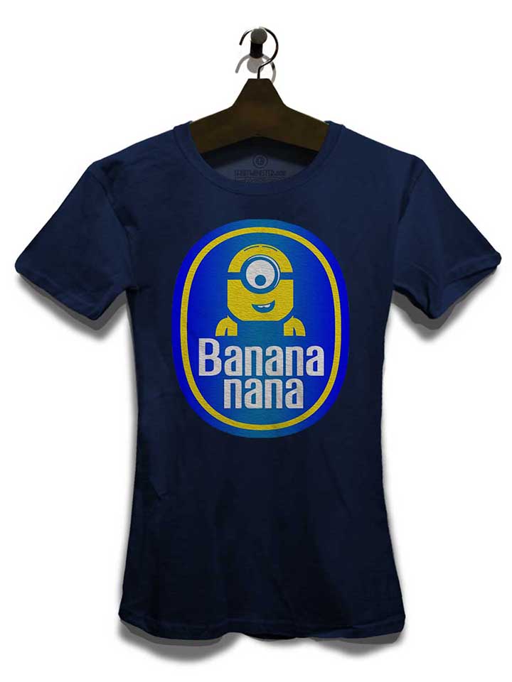 banananana-damen-t-shirt dunkelblau 3