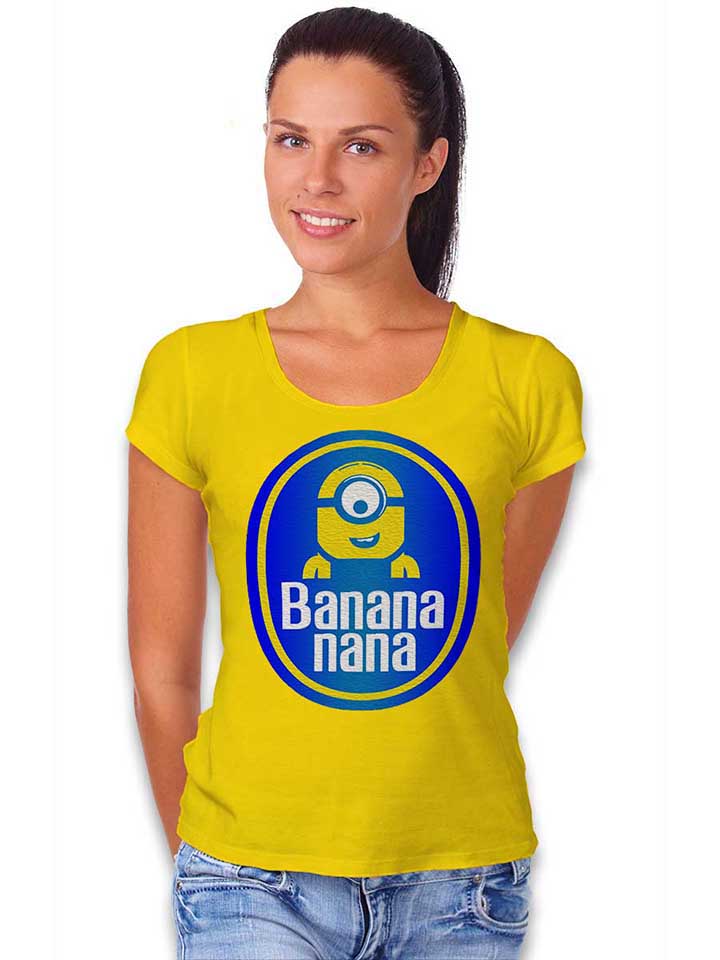 banananana-damen-t-shirt gelb 2