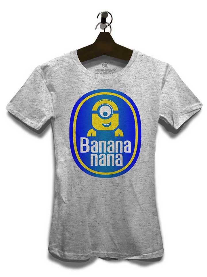 banananana-damen-t-shirt grau-meliert 3