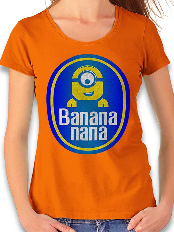 banananana-damen-t-shirt orange 1