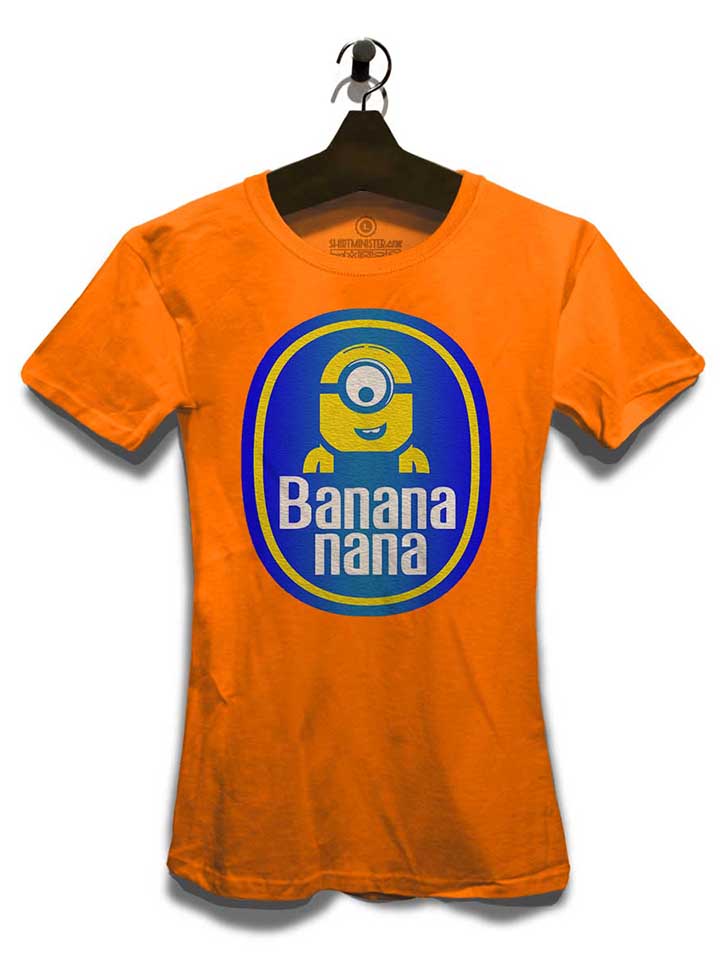 banananana-damen-t-shirt orange 3