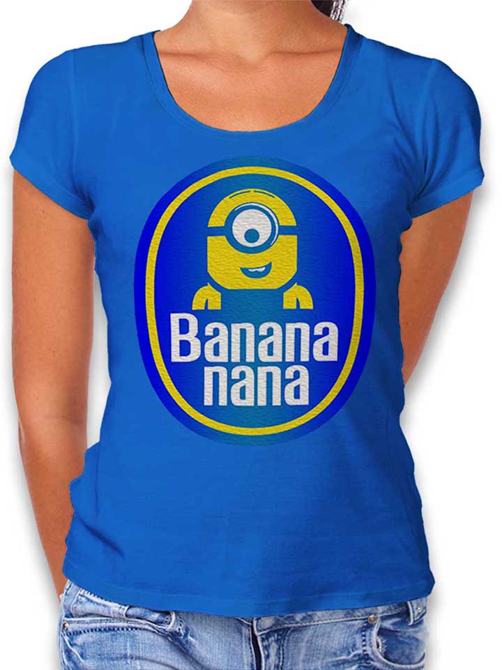 Banananana T-Shirt Femme bleu-roi L