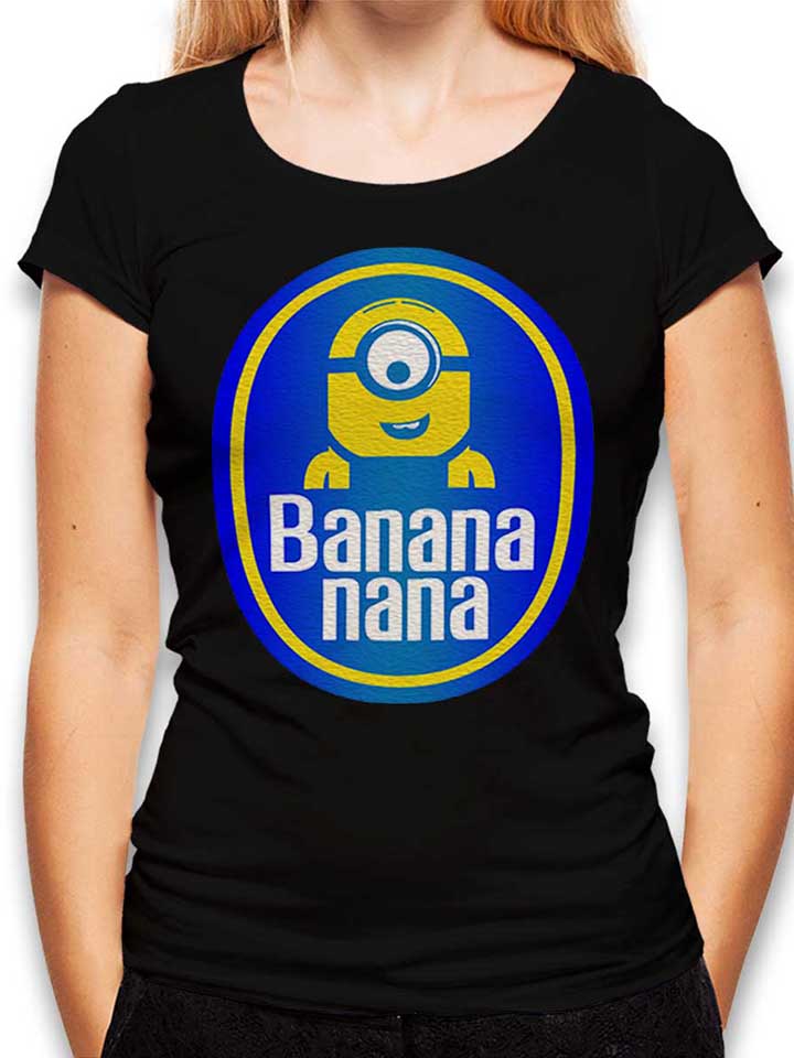 Banananana Womens T-Shirt black L