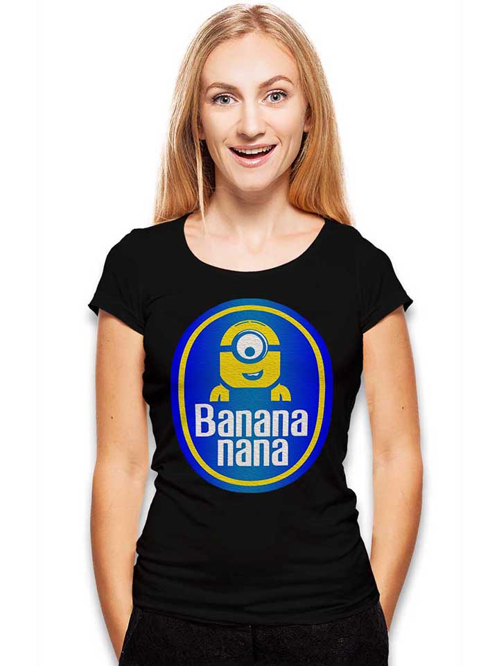 banananana-damen-t-shirt schwarz 2