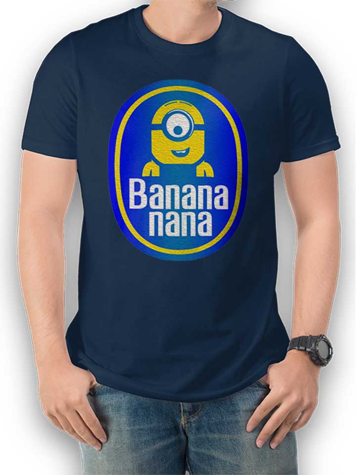 Banananana Camiseta azul-marino L