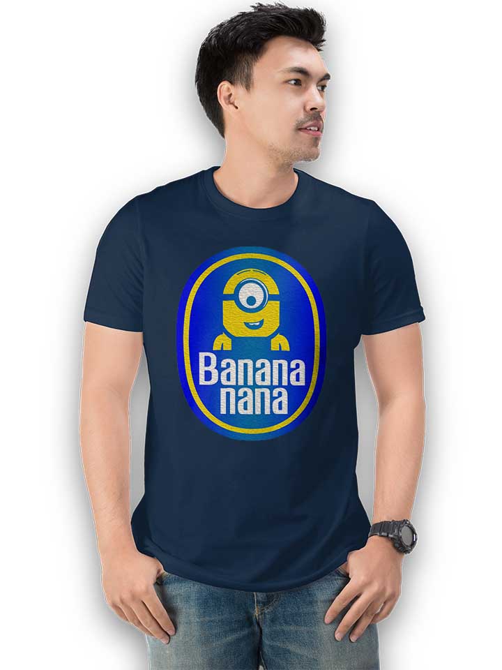 banananana-t-shirt dunkelblau 2