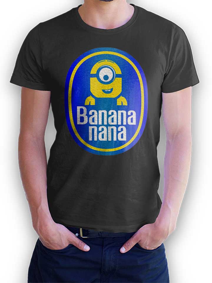 banananana-t-shirt dunkelgrau 1