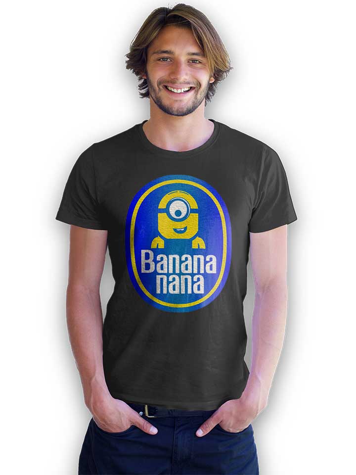 banananana-t-shirt dunkelgrau 2