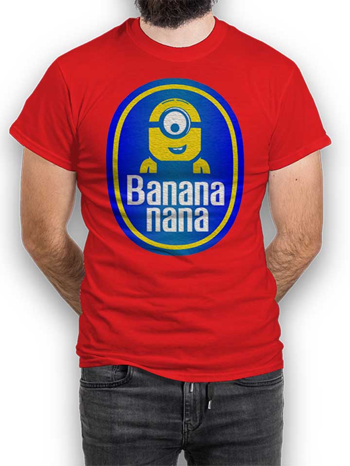 Banananana Camiseta rojo L