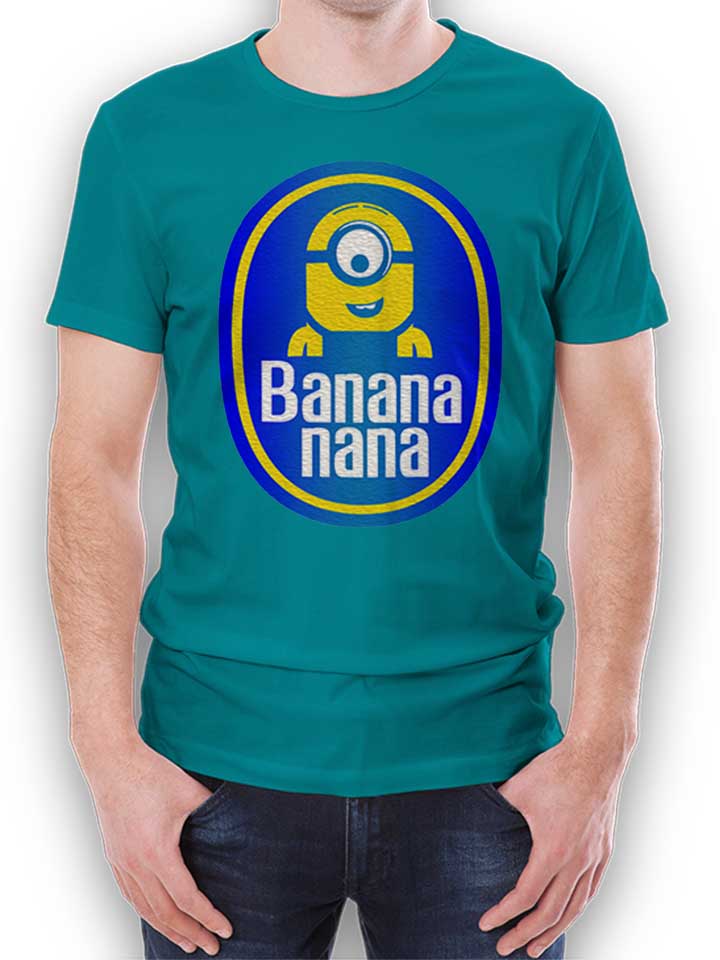 banananana-t-shirt tuerkis 1