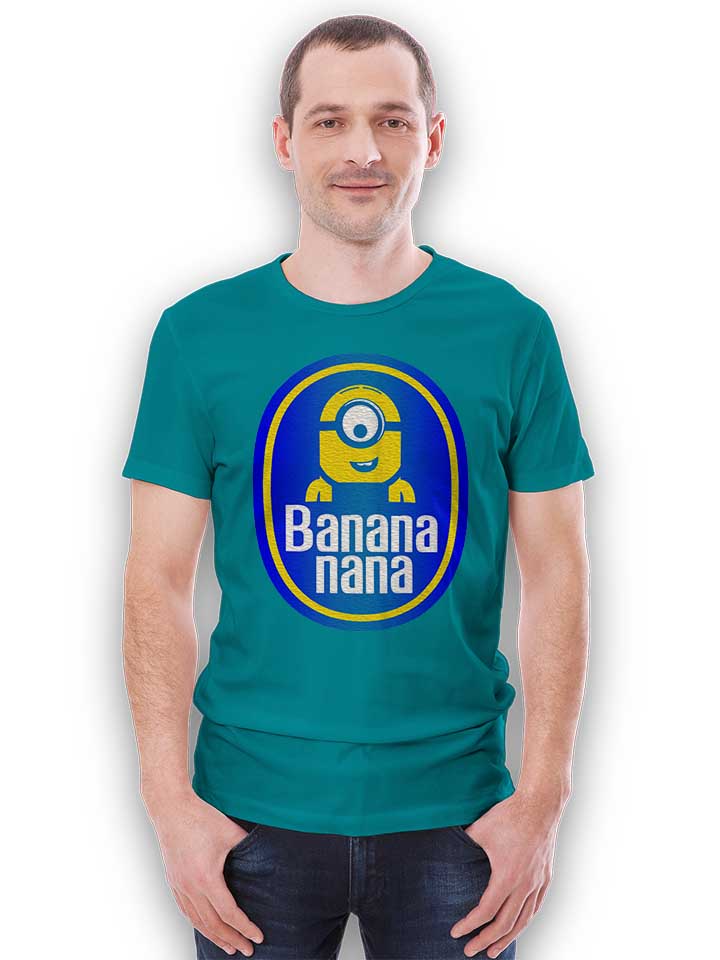 banananana-t-shirt tuerkis 2