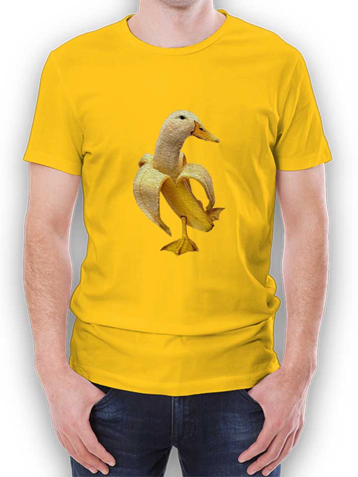 Banane Ente T-Shirt giallo L