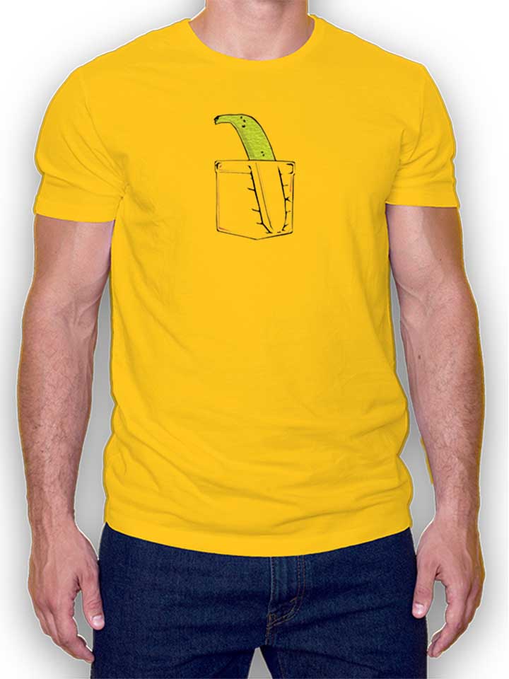 Banane Pocket T-Shirt gelb L