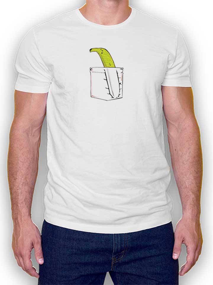 Banane Pocket Camiseta blanco L