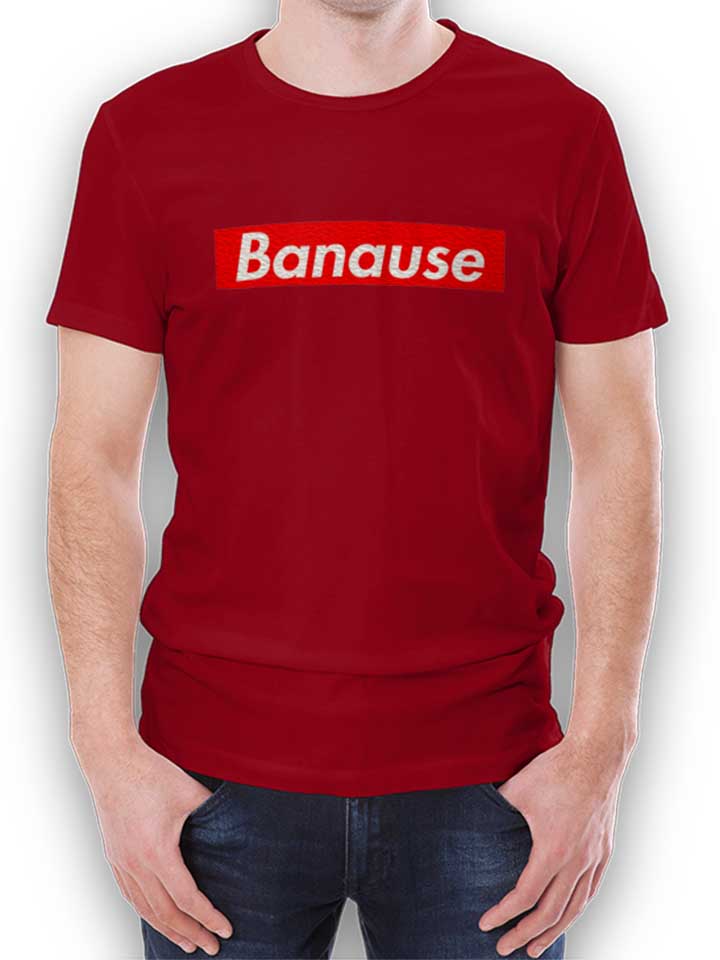 banause-t-shirt bordeaux 1