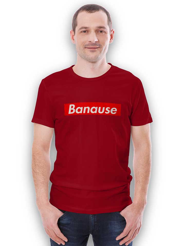 banause-t-shirt bordeaux 2