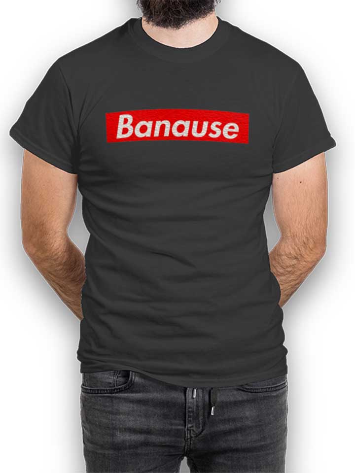 Banause T-Shirt dark-gray L