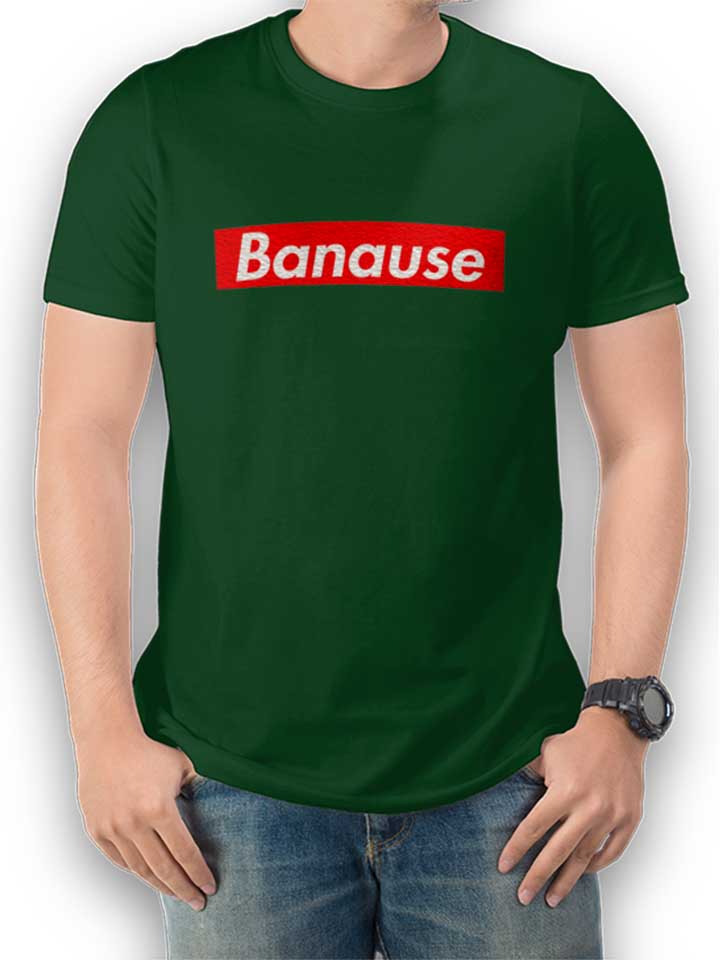 banause-t-shirt dunkelgruen 1