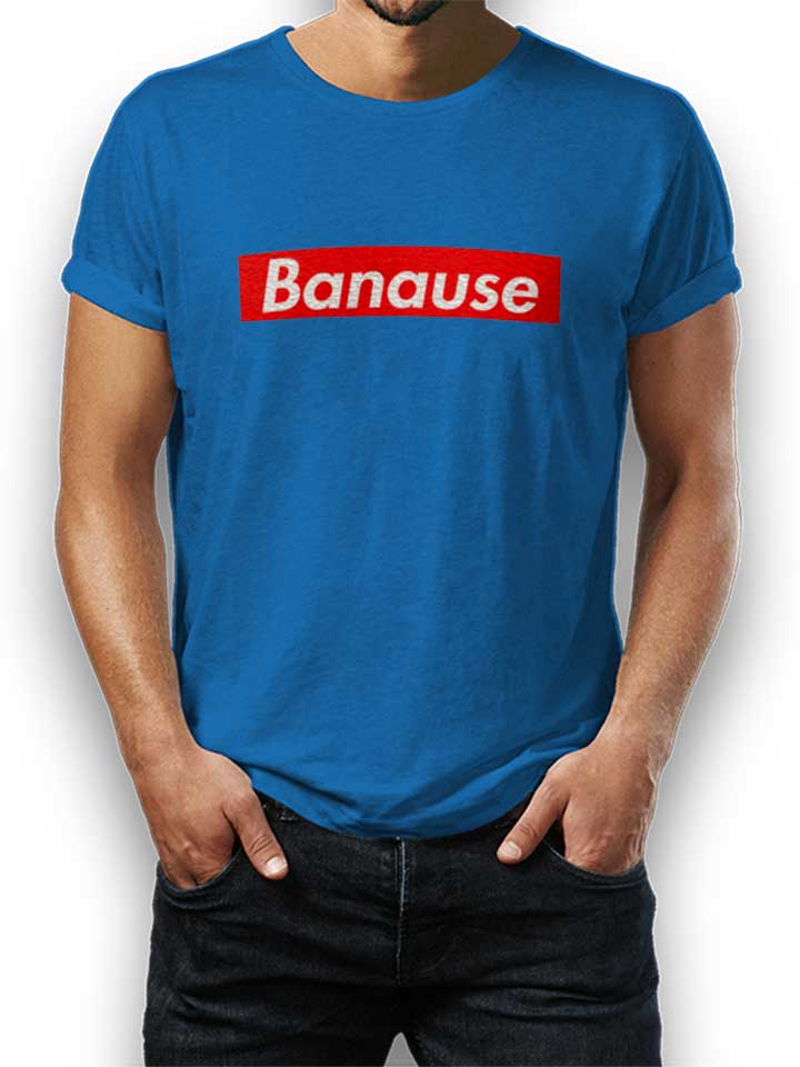 Banause T-Shirt bleu-roi L