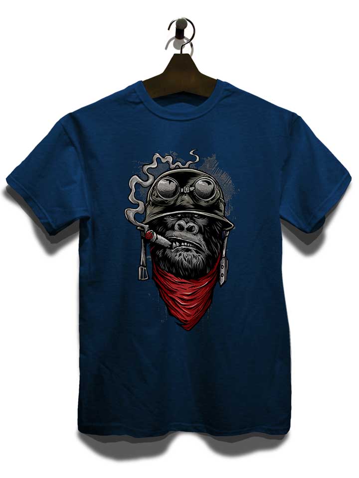 bandana-helmet-gorilla-t-shirt dunkelblau 3