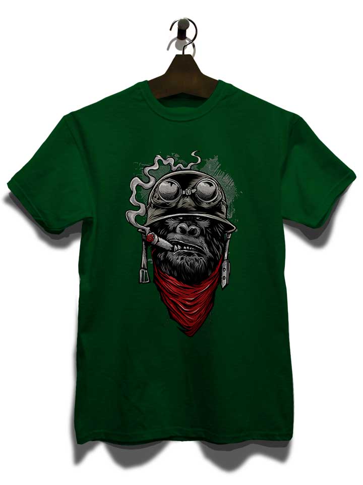 bandana-helmet-gorilla-t-shirt dunkelgruen 3