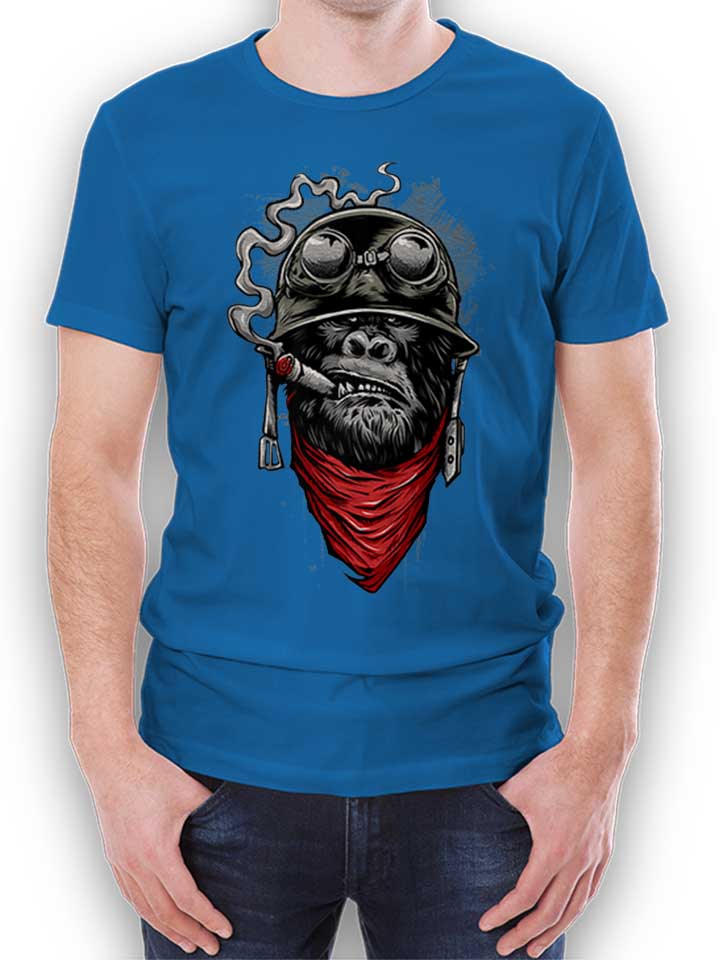 bandana-helmet-gorilla-t-shirt royal 1