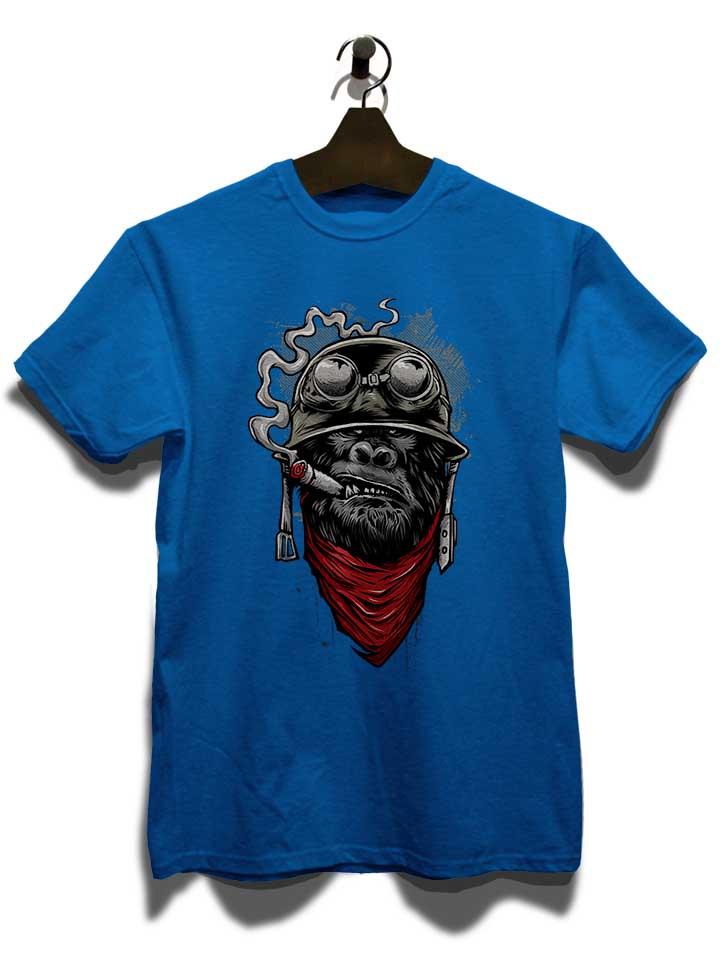 bandana-helmet-gorilla-t-shirt royal 3