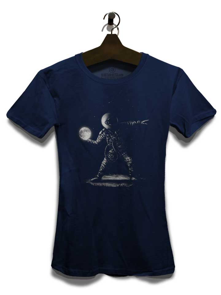 banksy-astronaut-moon-damen-t-shirt dunkelblau 3