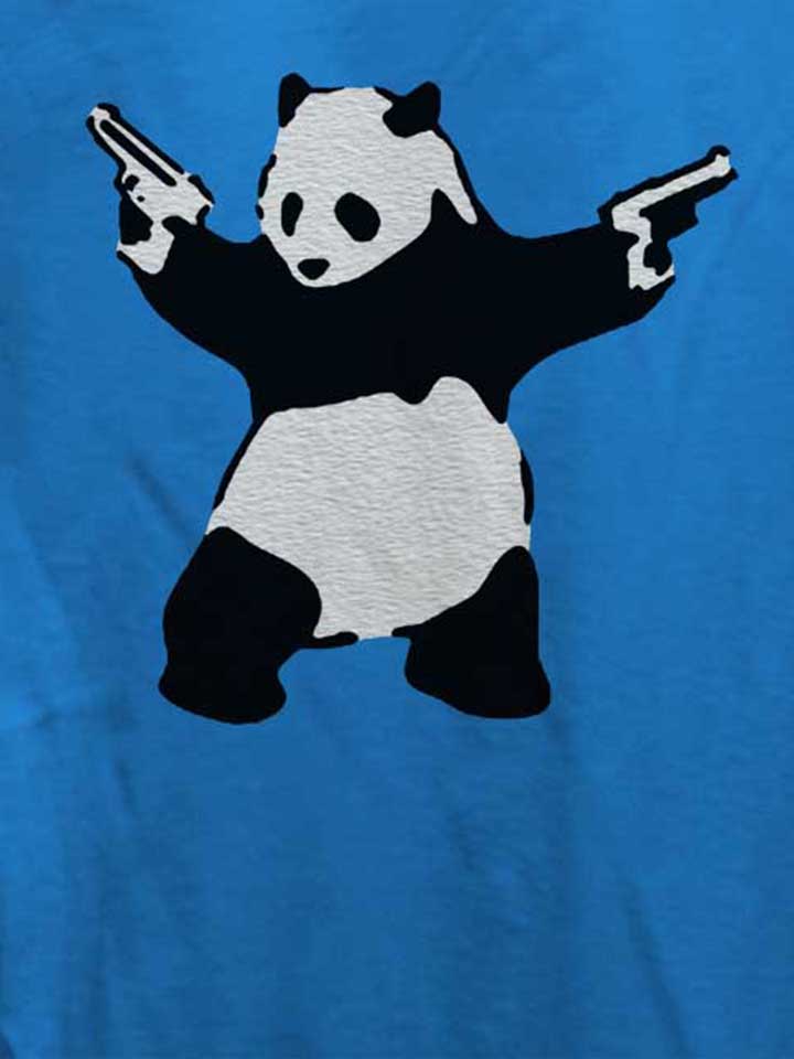 banksy-panda-damen-t-shirt royal 4