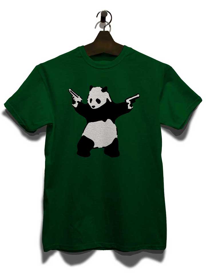 banksy-panda-t-shirt dunkelgruen 3