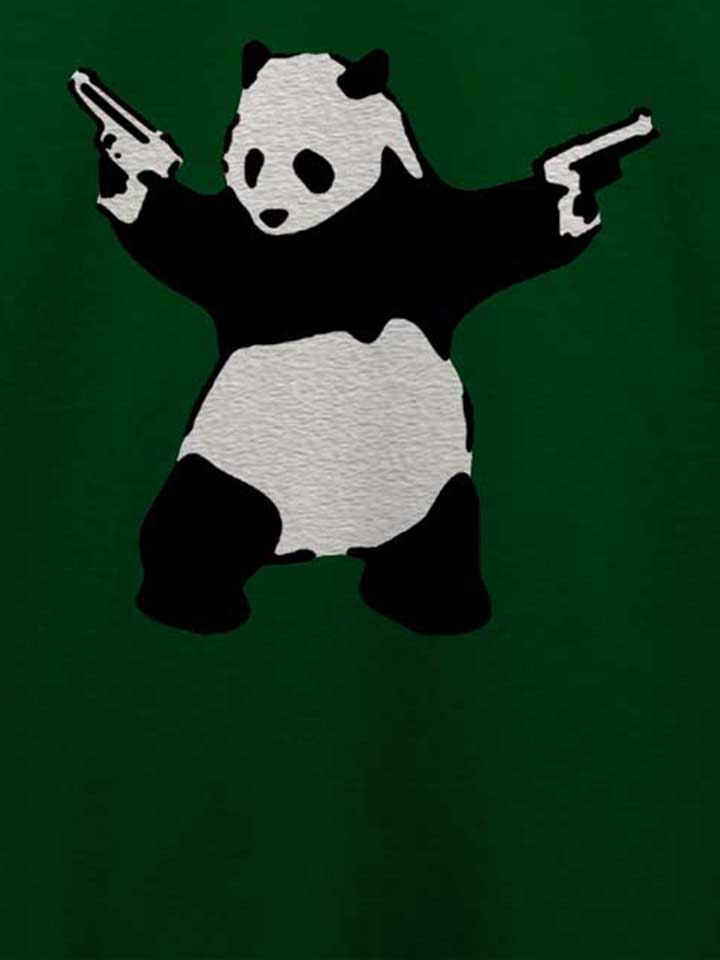 banksy-panda-t-shirt dunkelgruen 4