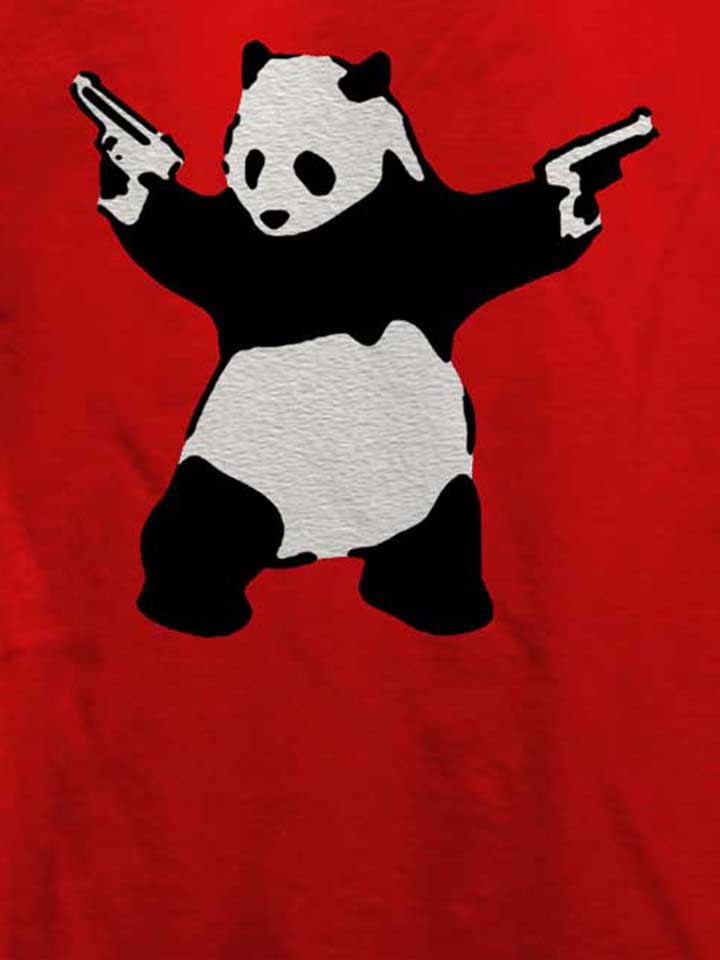 banksy-panda-t-shirt rot 4