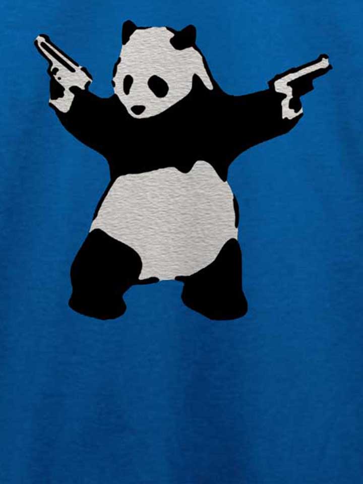 banksy-panda-t-shirt royal 4