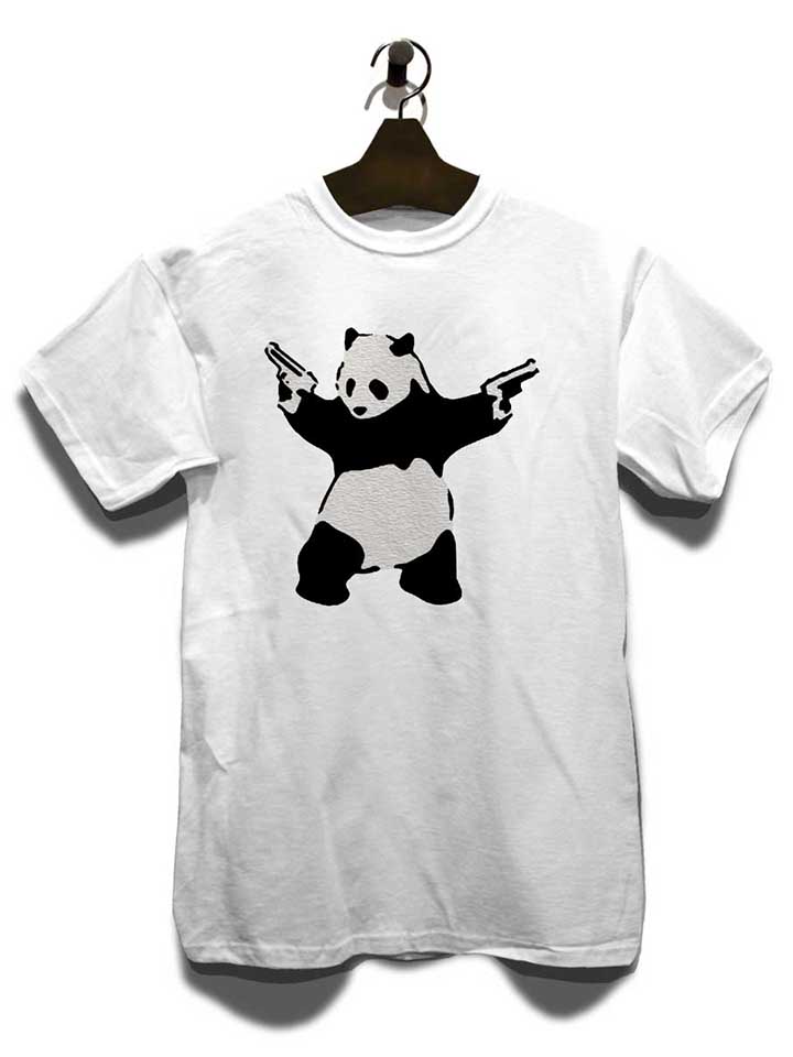 banksy-panda-t-shirt weiss 3