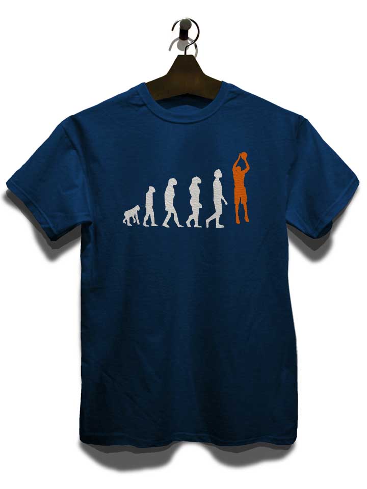 basketball-evolution-t-shirt dunkelblau 3