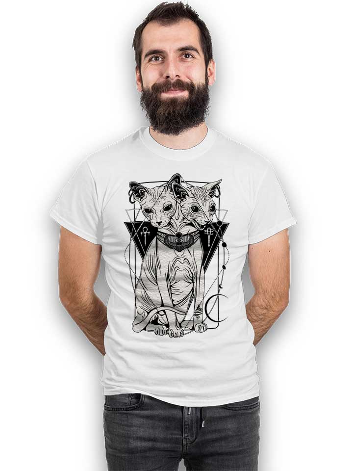 bastet-the-cat-goddess-t-shirt weiss 2