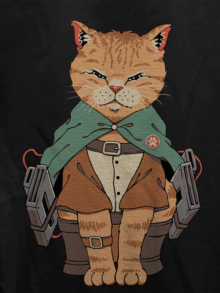 battle-cat-damen-t-shirt schwarz 4