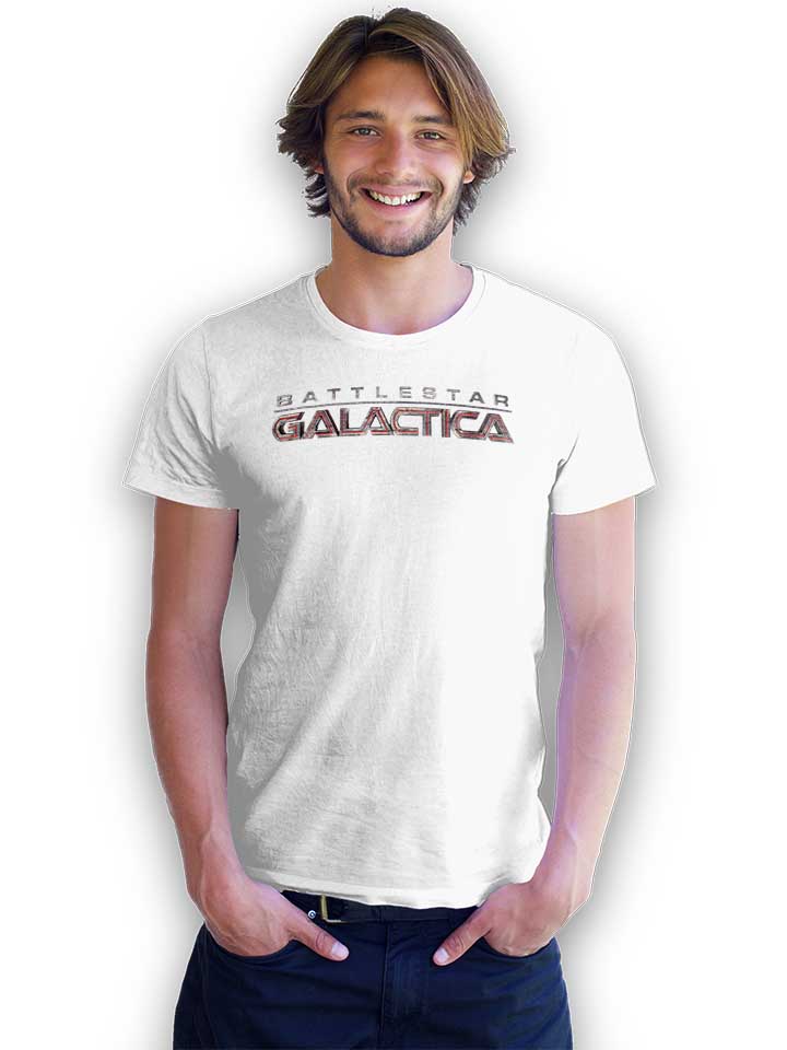 battlestar-galactica-logo-t-shirt weiss 2