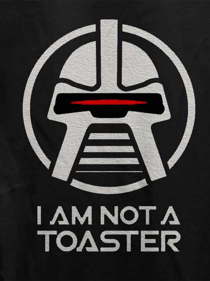 battlestar-galactica-not-a-toaster-damen-t-shirt schwarz 4
