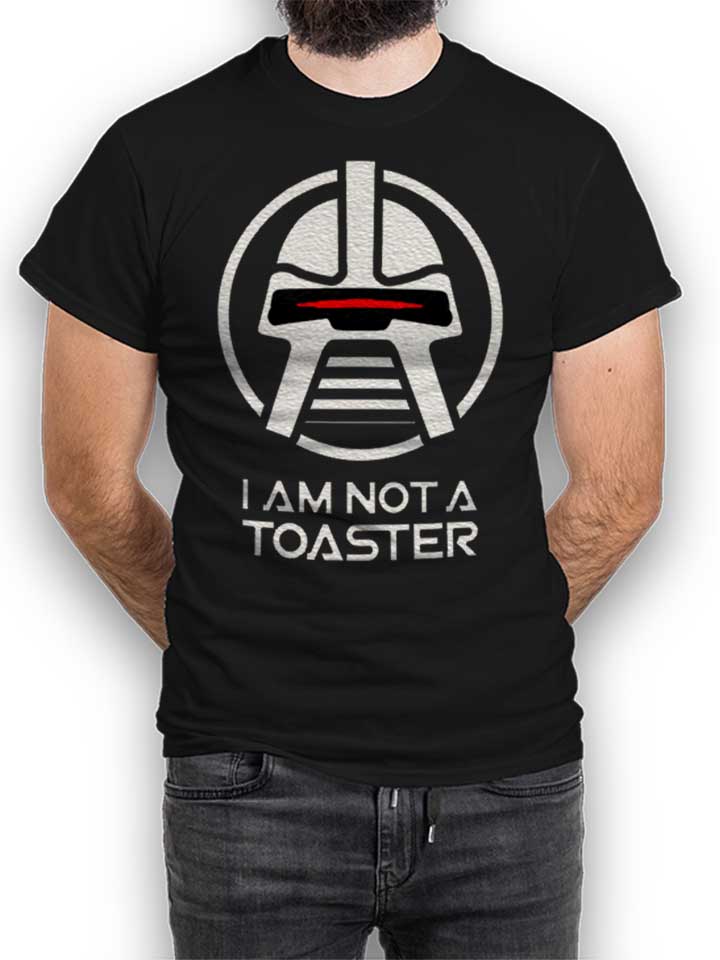 Battlestar Galactica Not A Toaster T-Shirt black L
