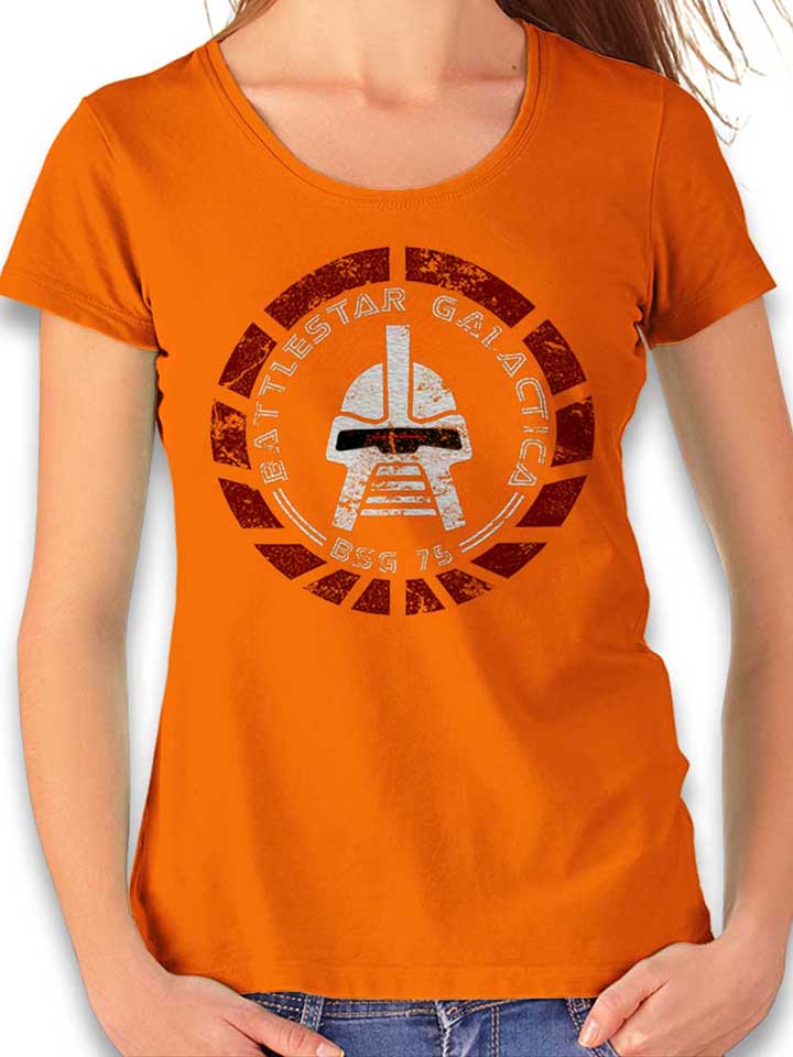 battlestar-galactica-damen-t-shirt orange 1