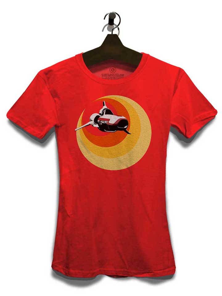 battlestar-gallactica-viper-damen-t-shirt rot 3