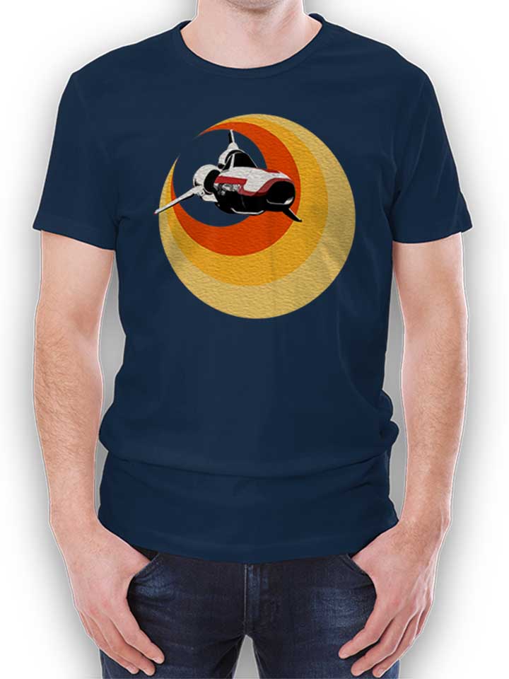 battlestar-gallactica-viper-t-shirt dunkelblau 1
