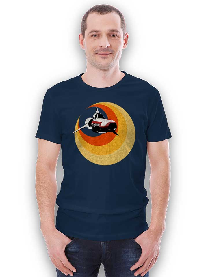 battlestar-gallactica-viper-t-shirt dunkelblau 2