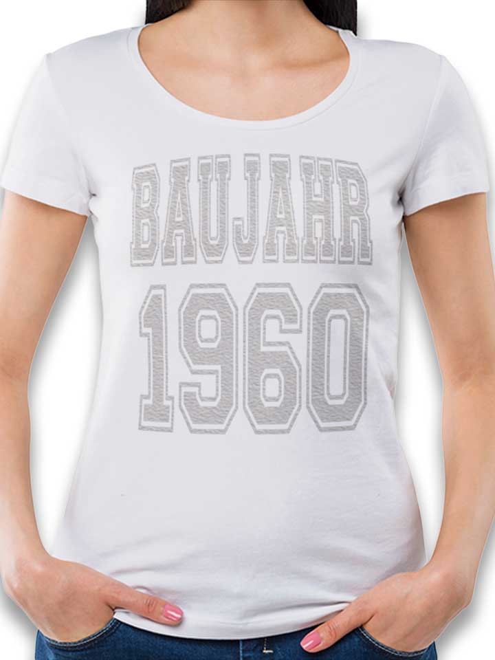 Baujahr 1960 Damen T-Shirt weiss L