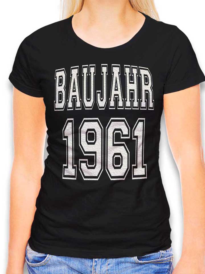 baujahr-1961-damen-t-shirt schwarz 1