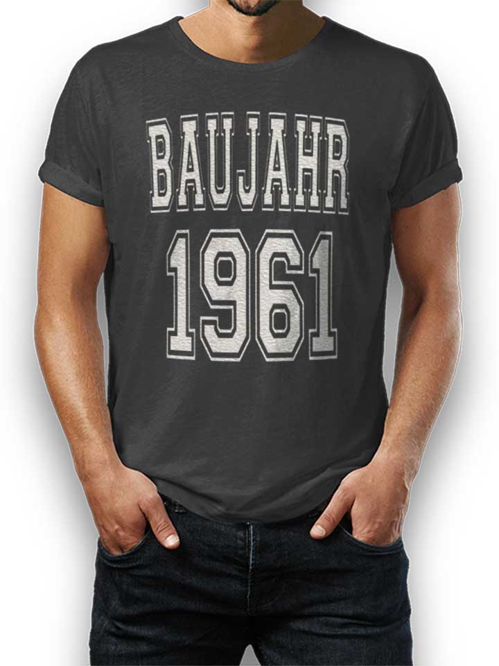 baujahr-1961-t-shirt dunkelgrau 1