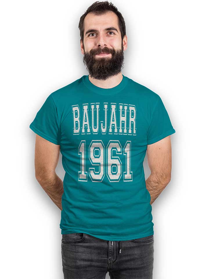 baujahr-1961-t-shirt tuerkis 2