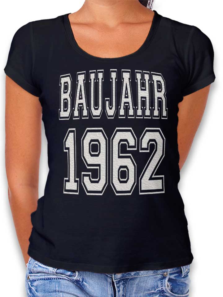 Baujahr 1962 Damen T-Shirt schwarz L