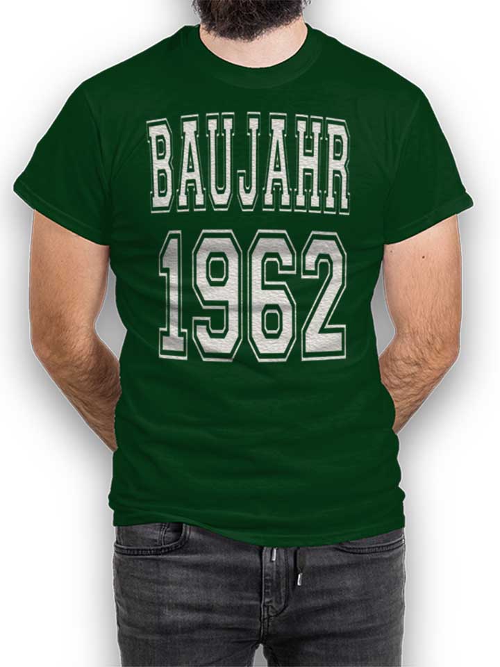 baujahr-1962-t-shirt dunkelgruen 1